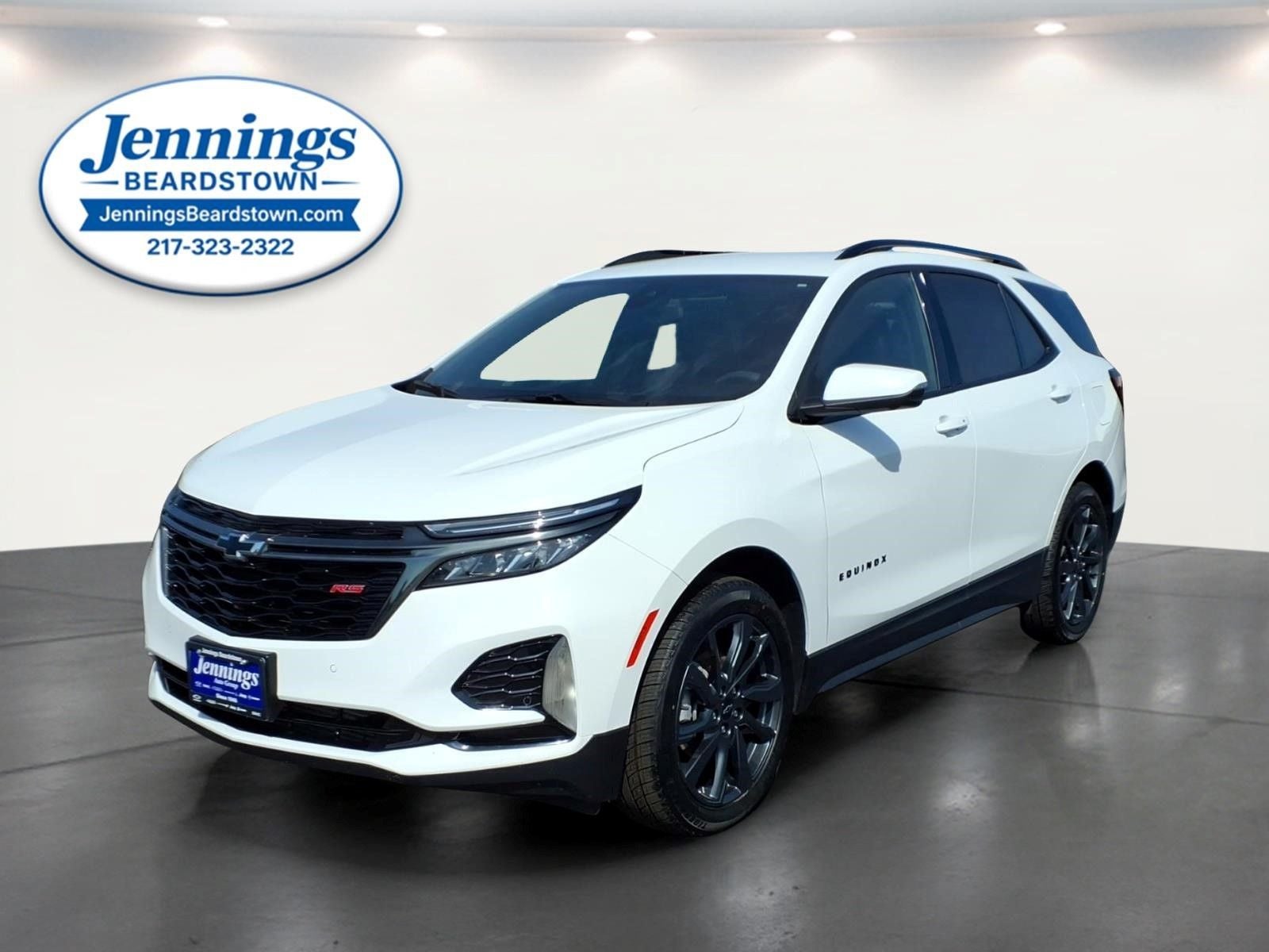2022 Chevrolet Equinox FWD RS in Summit White — front three-quarter view