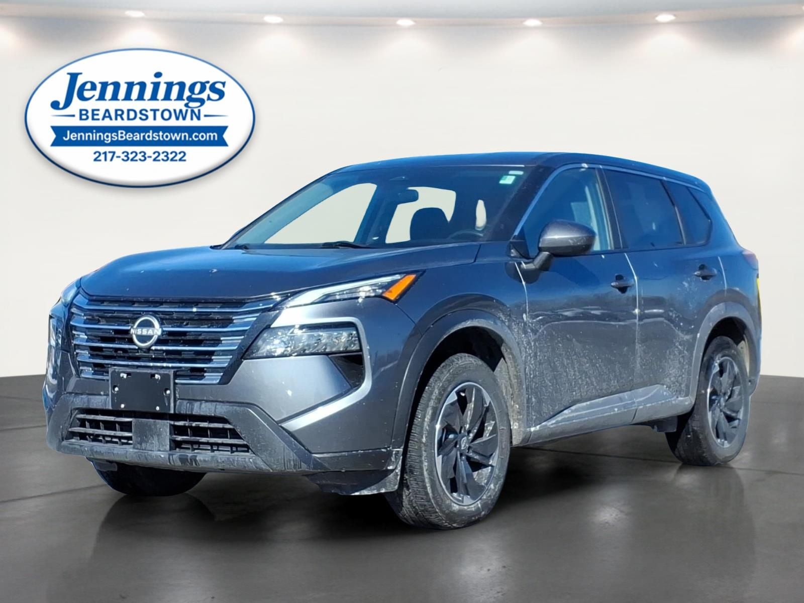 2024 Nissan Rogue SV Intelligent AWD in Gun — front three-quarter view
